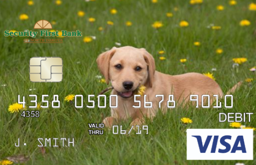 Puppy debit card